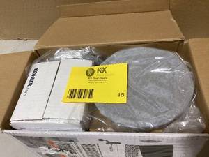KOHLER Cursiva Single-Handle 3-Spray Tub and Shower Faucet 1.75 GPM in Matte Black (Valve Included)  Customer Returns See Pictures