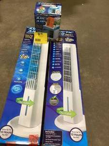 Lot of Artic Air Cooling Fans Various Sizes and Conditions Customer Returns See Pictures