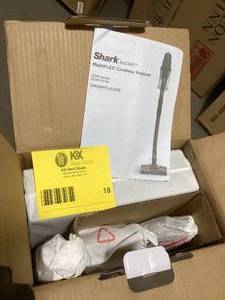 Shark Pet Bagless Cordless Stick Vacuum with XL Dust Cup, LED Headlights, Removable Handheld, 40min Runtime, in Gray - IX141 Customer Returns See Pictures