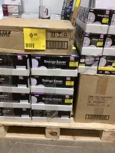 Pallet of Assorted Light Bulbs  Customer Returns See Pictures