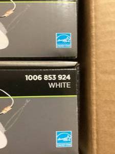 Lot of Commercial Electric 6 in. Selectable CCT Integrated LED Retrofit Ultra-Slim White Recessed Light Trim   Customer Returns See Pictures