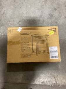 Eugene Accent Table Walnut Customer Returns See Pictures