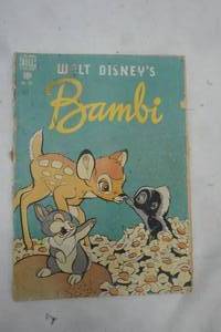 lot 38 image: Comic DELL .10 Walt Disney Bambi No. 186