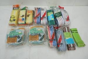 lot 81 image: Variety of Lawn Chair Webbing