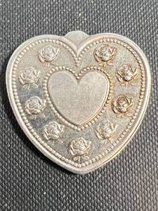 lot 11 image: 1 TROY OZ .999 FINE SILVER ESPECIALLY FOR YOU HEART SHAPED BAR