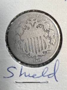 lot 26 image: 1878 US SHIELD NICKEL