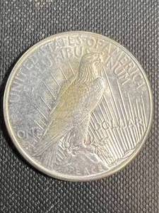 lot 55 image: 1923-S US PEACE SILVER DOLLAR