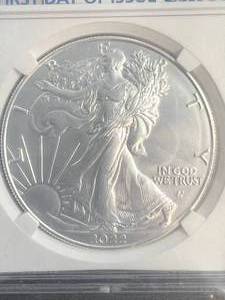 lot 67 image: 2022 AMERICAN SILVER EAGLE NGC MS70