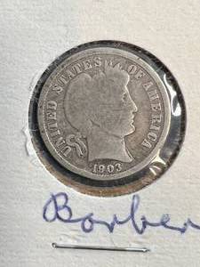lot 88 image: 1903-O US BARBER DIME