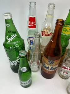 lot 18 image: Lot of 11 Vintage Soda Pop Bottles