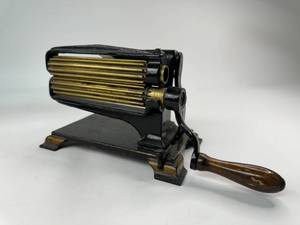 lot 31 image: Antique Fluting Machine wHeat Rods