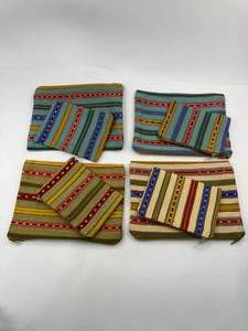 lot 41 image: Four Sets of Matching Makeup Bag Handbag Clutch Purse
