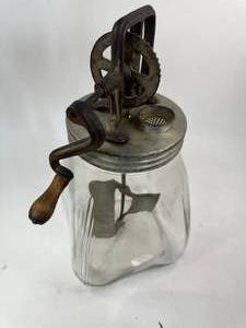 lot 93 image: Antique Butter Churn