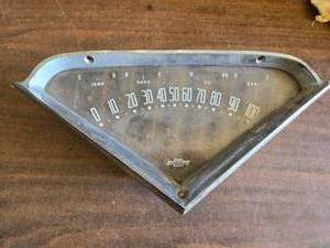lot 77 image: Speedometer Cover Plate for 50s Era Chevrolet Pickup