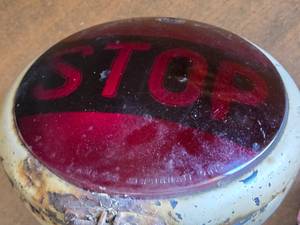lot 89 image: Antique Stop Light - Bus, Truck, Traffic, Train