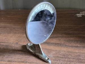 lot 115 image: Antique Auto Mirror with Thermometer
