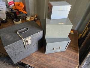 lot 129 image: Metal Boxes and Drawers