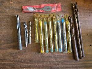 lot 158 image: Drill Bits Various Sizes Some New In Packages
