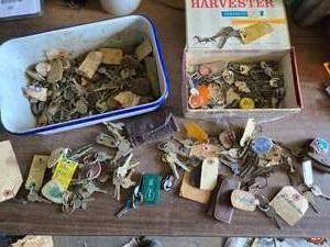 lot 191 image: Large Collection of Old Auto and Other Keys