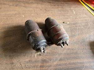 lot 210 image: Pair of Vintage Tractor Coils Maybe