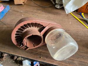 lot 215 image: IH Farmall Glass Air Intake Pre Cleaner