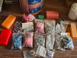 lot 255 image: Large Lot of Mostly .45 Bullets for Reloading