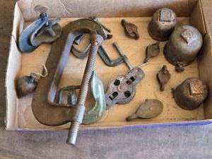 lot 284 image: Clamps, Pulleys, Iron Caps