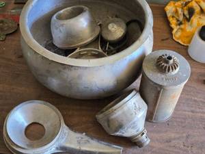 lot 328 image: Cream Separator Pan and Parts and Pieces