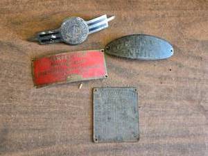lot 335 image: Various Separator Plates DeLaval No. 15 and Others