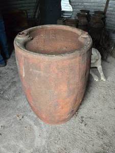 lot 430 image: Standard Oil Steel Barrel