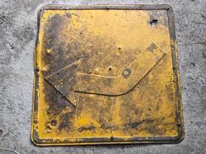 lot 434 image: Old Street Direction Sign 2 x 2