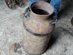 lot 448 image: Litchfield Creamery Can - See All Pics for Condition
