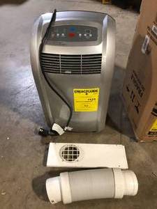 Whynter 5,000 BTU Portable Air Conditioner Cools 400 Sq. Ft. with Dehumidifier, Remote and Carbon Filter in Silver    Customer Returns See Pictures