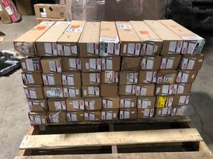 Pallet of Genie C-Channel Screw Drive Rail Extension Kit for 8 ft. Garage Doors    Customer Returns See Pictures
