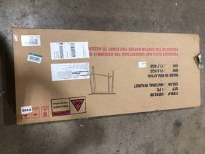 Noble House Natural Walnut Wood Bar Table Customer Returns See Pictures