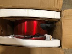 Hamilton Beach 8 Qt. Red Slow Cooker   Customer Returns See Pictures
