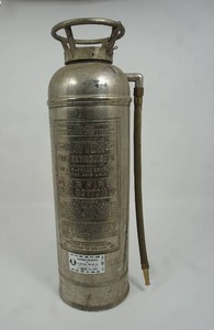 lot 4 image: Vintage Dayton The Fyr-Fyter Co. 30-Inch Fire Extinguisher...
