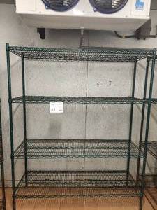lot 83 image: 5 NSF Wire Shelving Rack