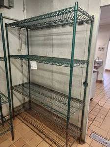 lot 84 image: 5 NSF Wire Shelving Rack