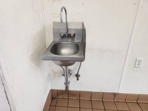 lot 72 image: Wall-Mount Sink  Faucet