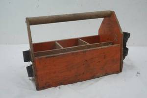 lot 74 image: primitive tool box