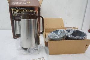 lot 102 image: New Corning Thermal Coffee Server