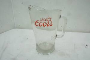 lot 110 image: Coors Glass Pitcher