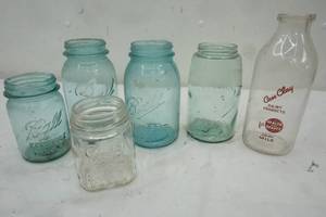 lot 109 image: Vintage Canning Jars