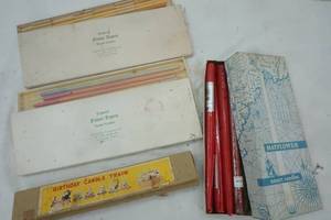 lot 111 image: Vintage Candles & Vintage Candle Train Cake Decor