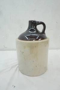 lot 132 image: Large salt jug, brown in very good shape