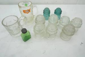 lot 131 image: A&W Mugs and Vintage Insulators