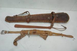 lot 185 image: Leather Belt, Gun Case and more