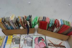 lot 229 image: Variety of Quilt Binding Material, Velcro, Thangles Patterns and more