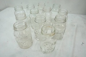 lot 236 image: Dozen 1qt Canning Jars